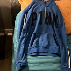 GORGEOUS PINK VICTORIA SECRET QUARTER ZIPPER UP!!!LIMITED EDITION! EXCLUSIVE!!